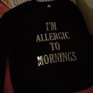 Oversized long sleeve sweatshirt